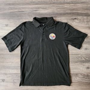 Pittsburgh Steelers Men's Size S Black Polo ~ Official NFL Team Apparel